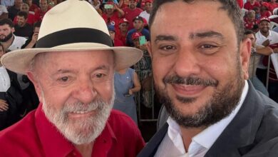 Edy César ao lado do presidente Lula em visita ao Tocantins - Foto: Rede Social/Edy Cesar